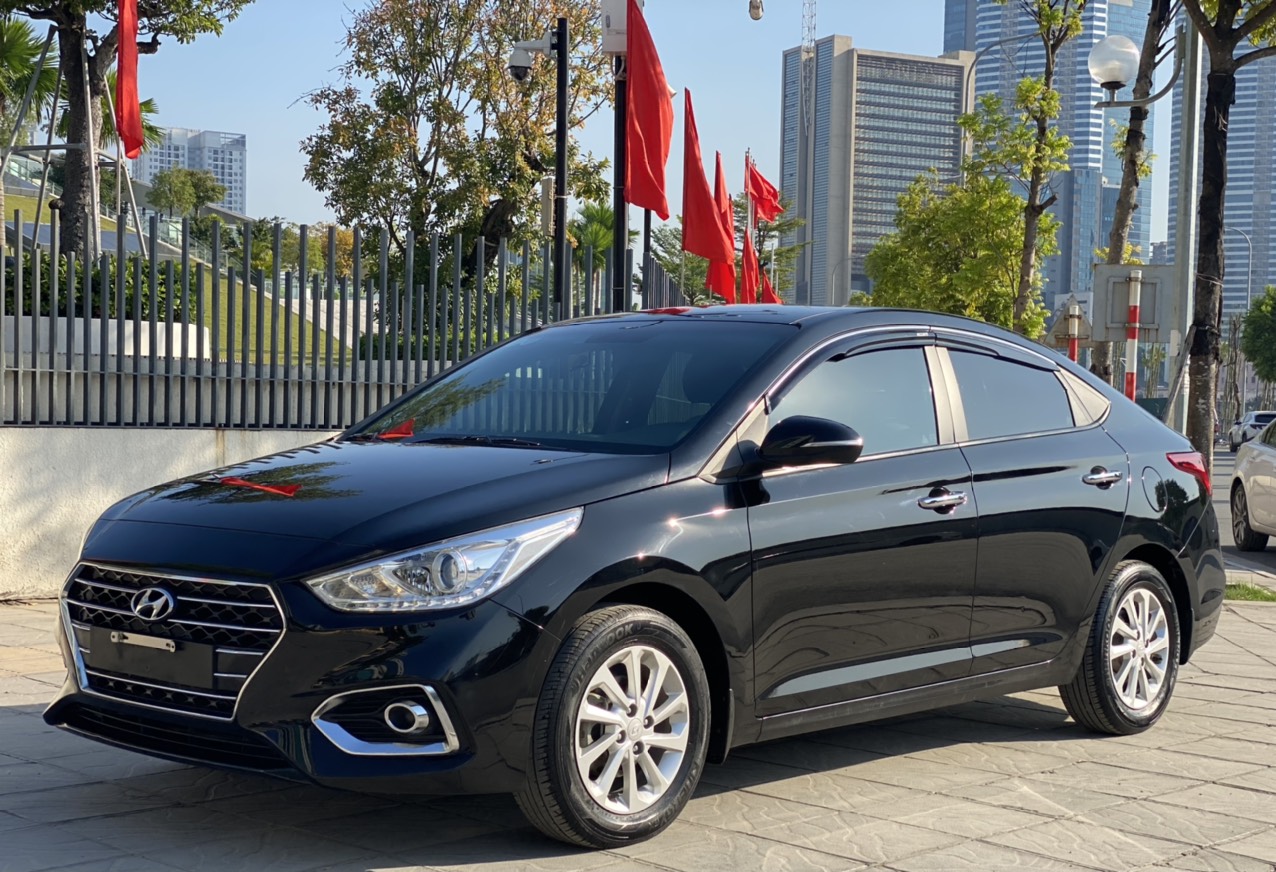 Giá Bán Xe Hyundai Accent Màu Đen Số Tự Động 2018  2019  Giá Xe Ô tô Đời  Mới Nhất Tại Việt Nam